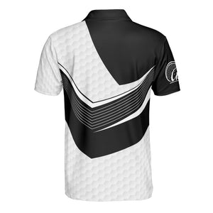 Personalized Men's Golf Shirts, Swing Golfer Polo - Golf Club 3D T-Shirt Short Sleeve