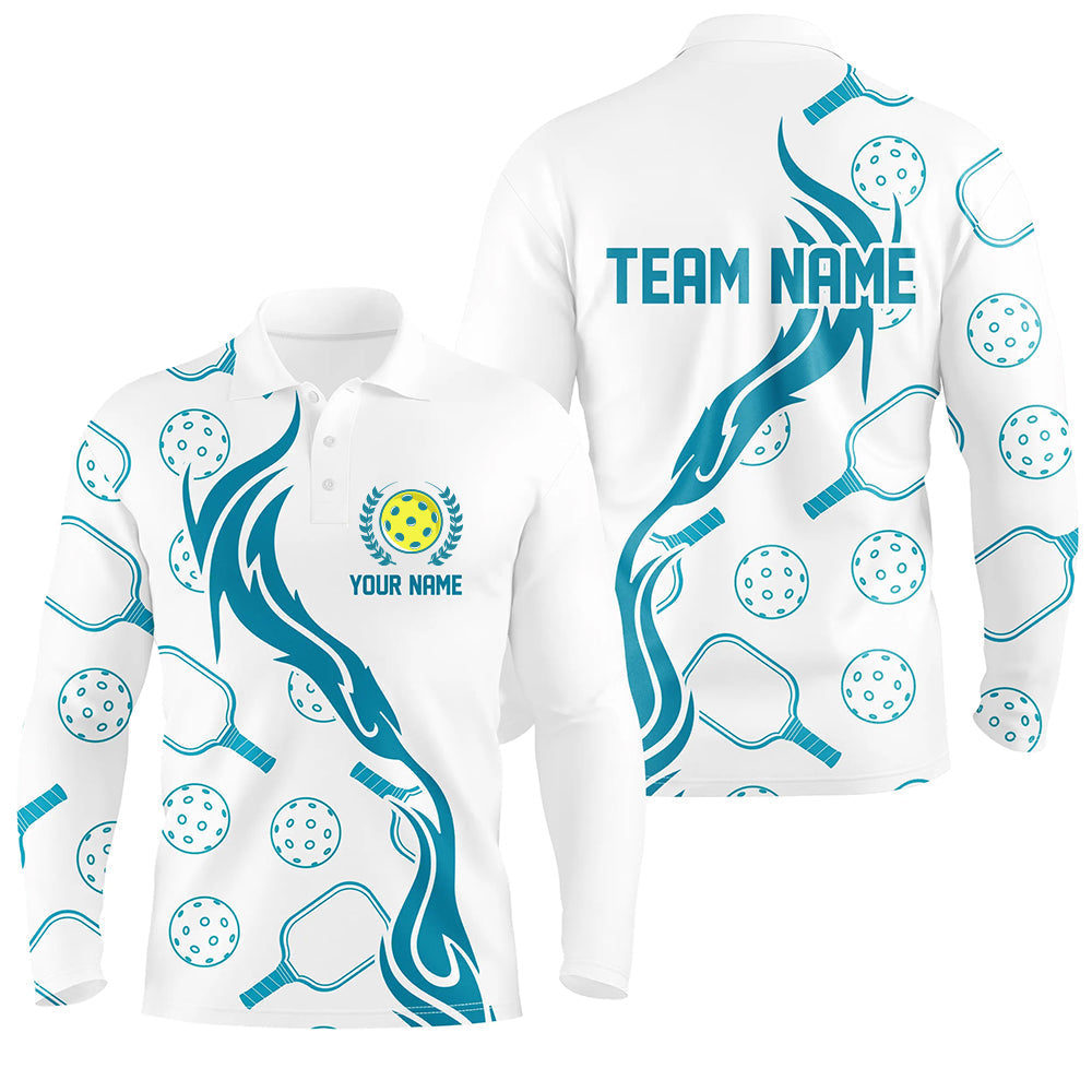 Custom Men's Pickleball Polo Shirts With Team Name, Outdoor Pickleball Outfits For Players IPHW5197