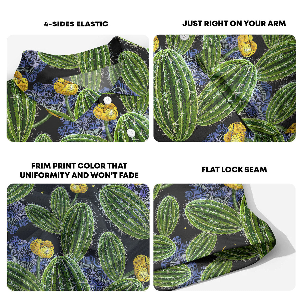 Cactus Desert Drives - Golf Polo Shirt