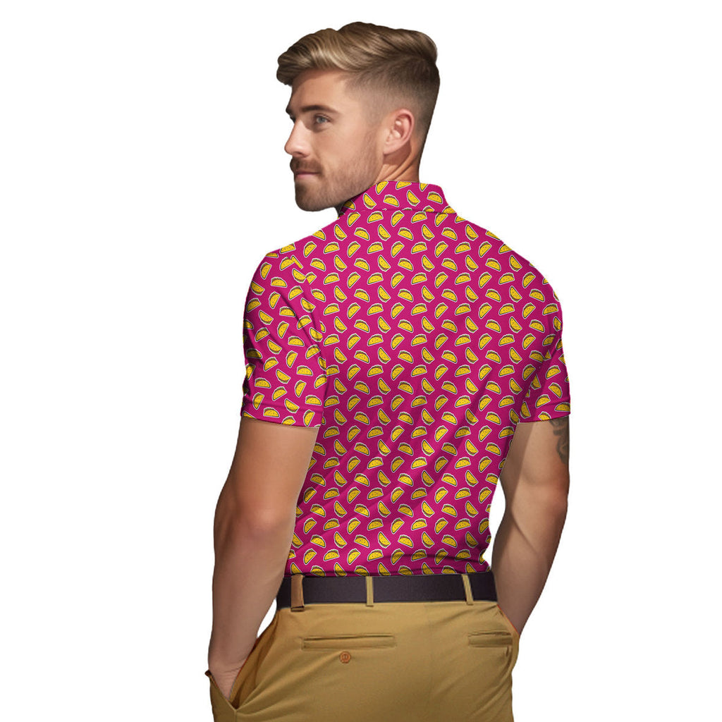 Pink Tacos- Funny Golf Polo