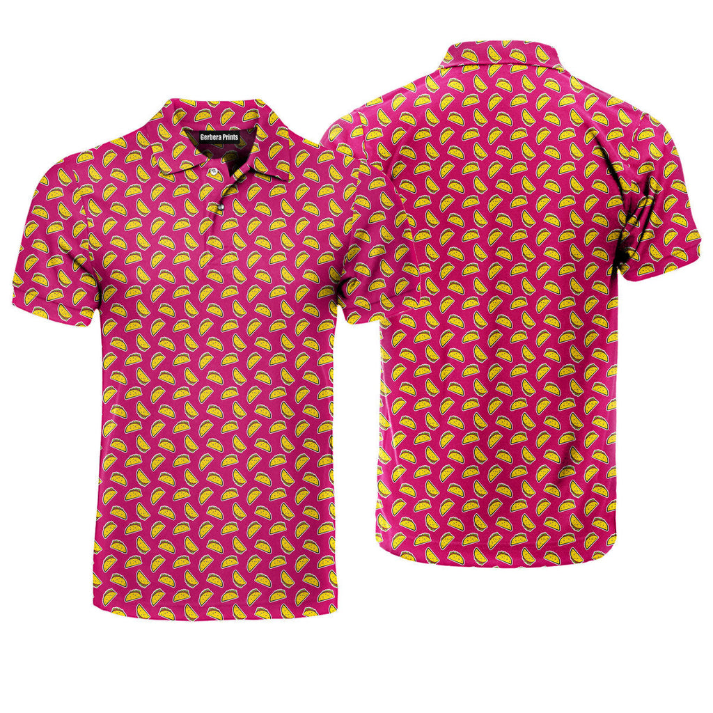 Pink Tacos- Funny Golf Polo