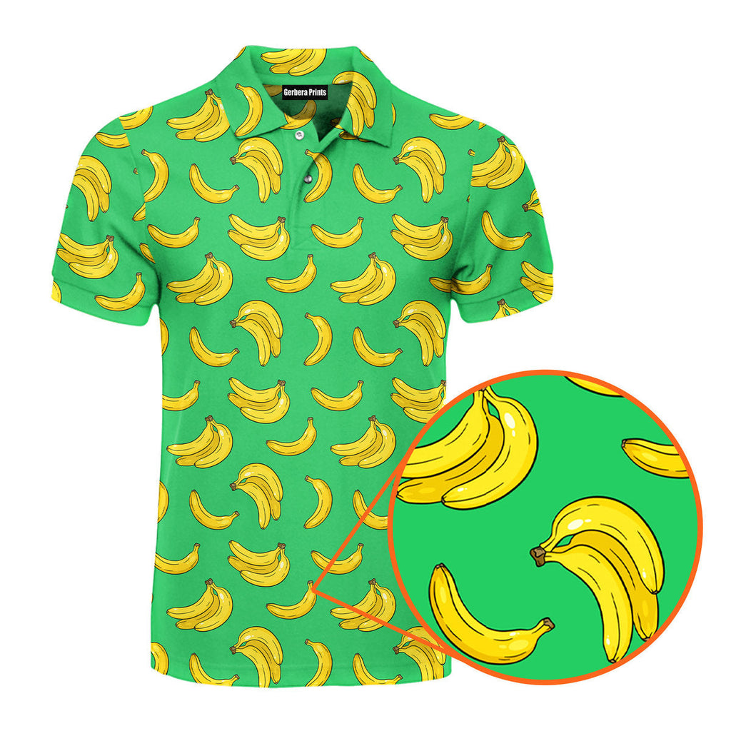 Bogey Banana Green - Funny Golf Polo