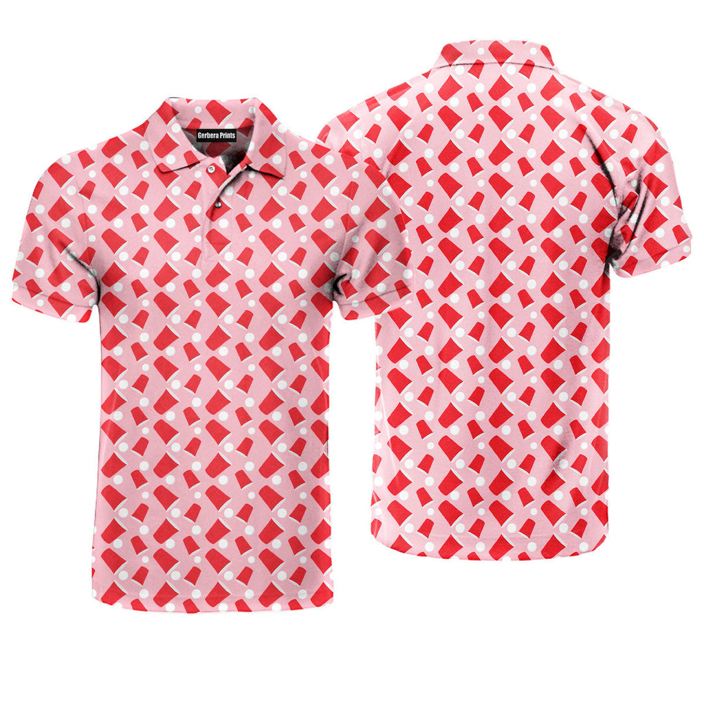 Drinkers Cup Red Solo Cup - Funny Golf Polo