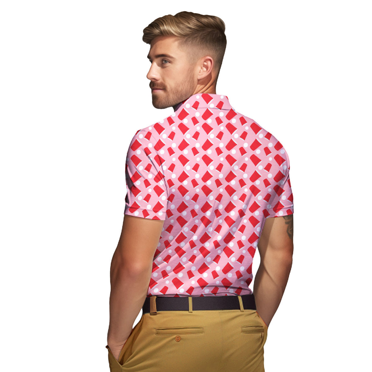 Drinkers Cup Red Solo Cup - Funny Golf Polo