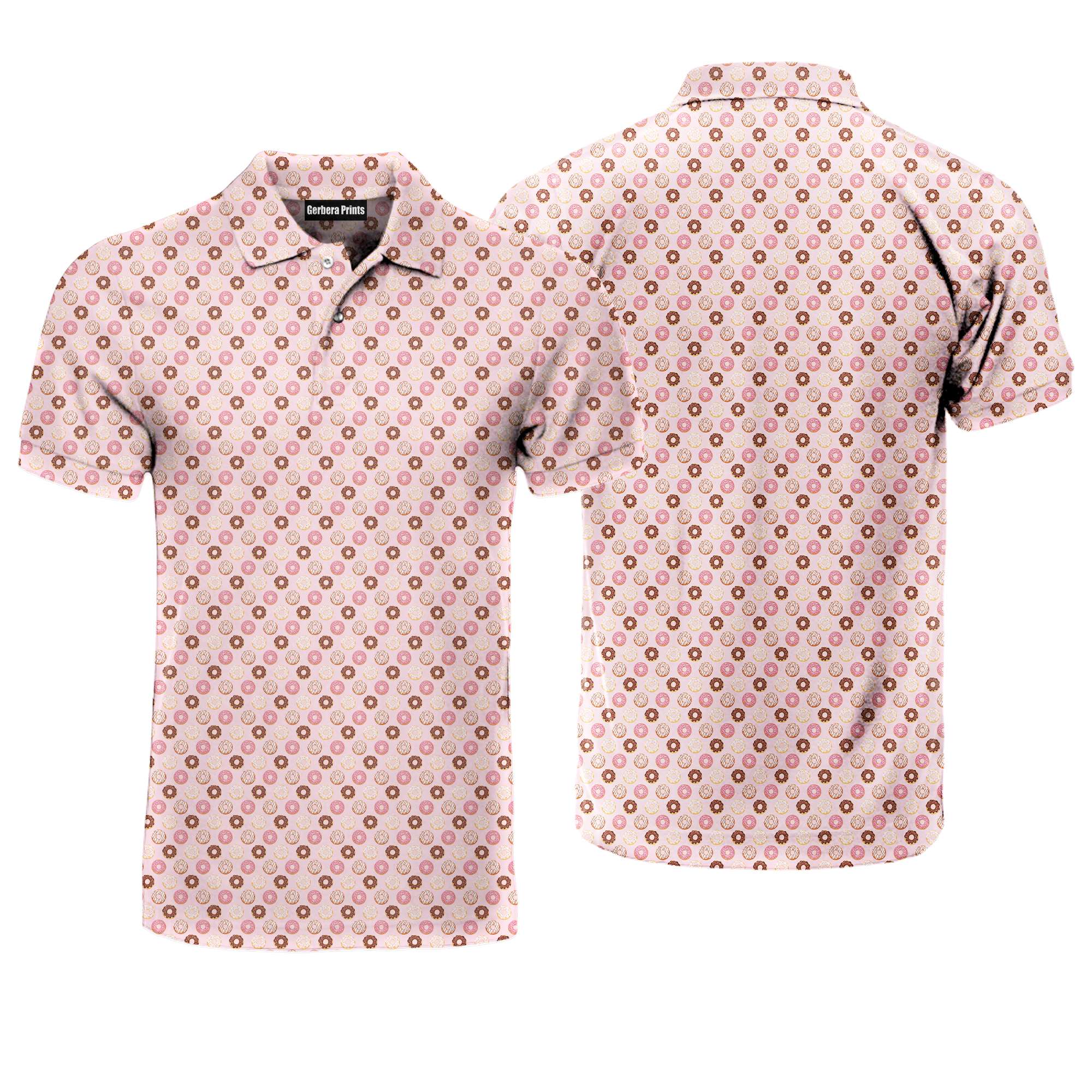 Donut Give A Putt Players Gear 19th Hole - Funny Golf Polo