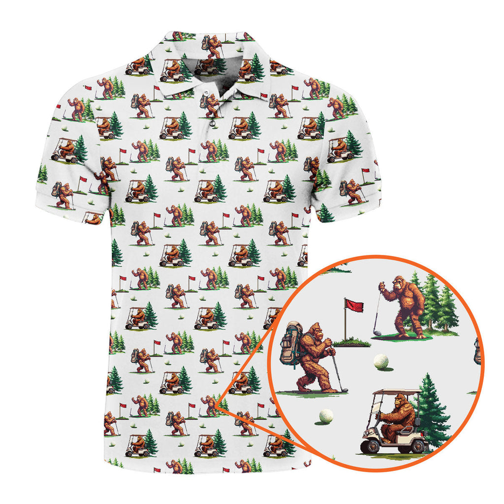 Bigfoot Golf Polo Shirt - Golf Polo Shirt