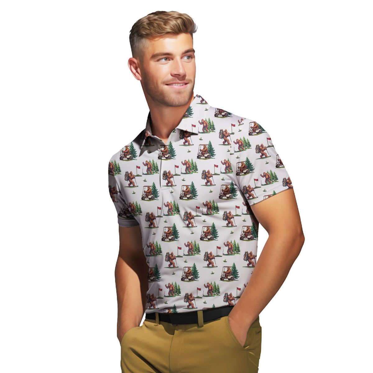 Bigfoot Golf Polo Shirt - Golf Polo Shirt