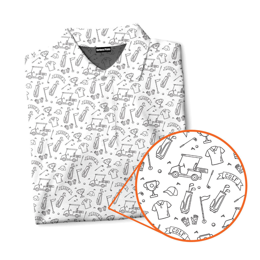Doodle Golf - Golf Polo Shirt
