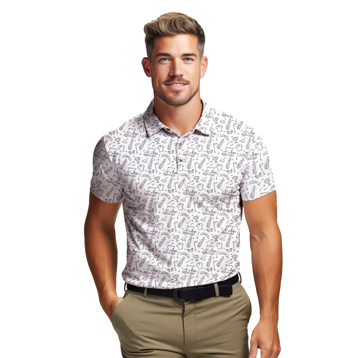 Doodle Golf - Golf Polo Shirt