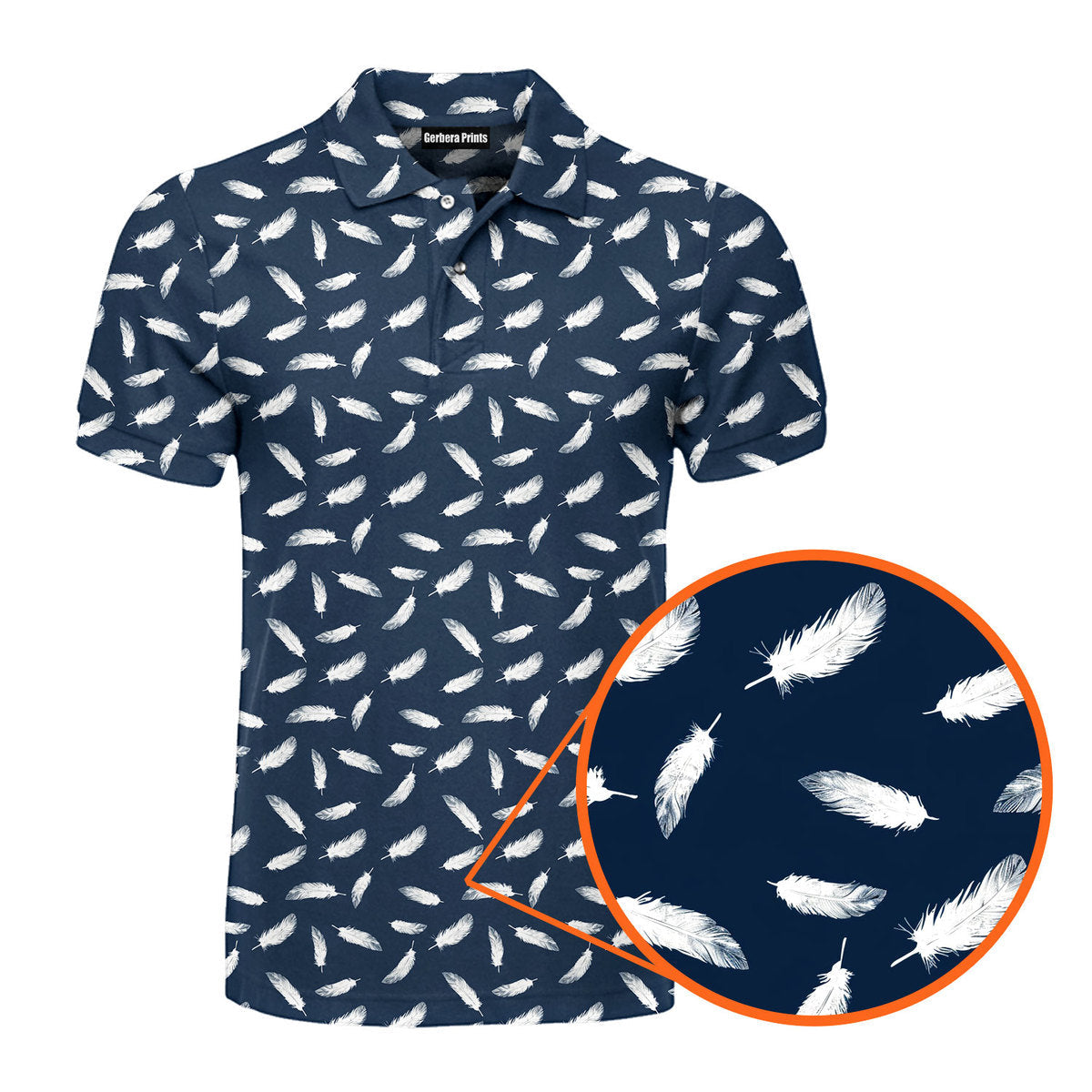 White Feather - Golf Polo Shirt