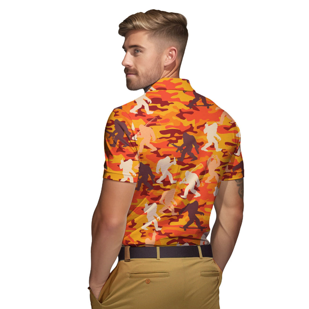Camouflage Bigfoot - Golf Polo Shirt 