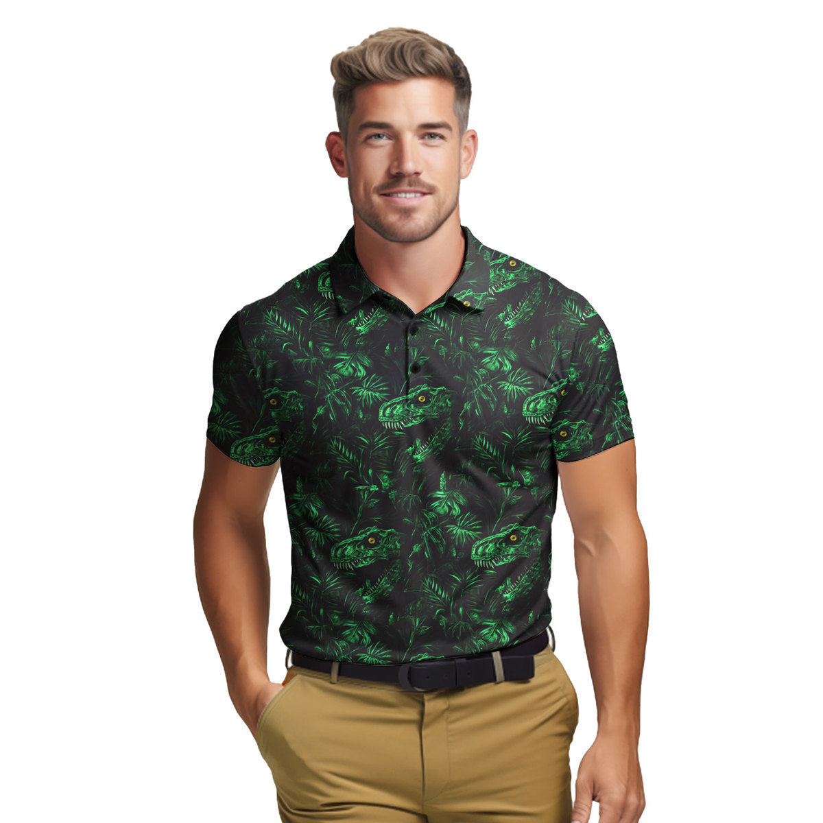 Hidden Dinosaur - Golf Polo Shirt