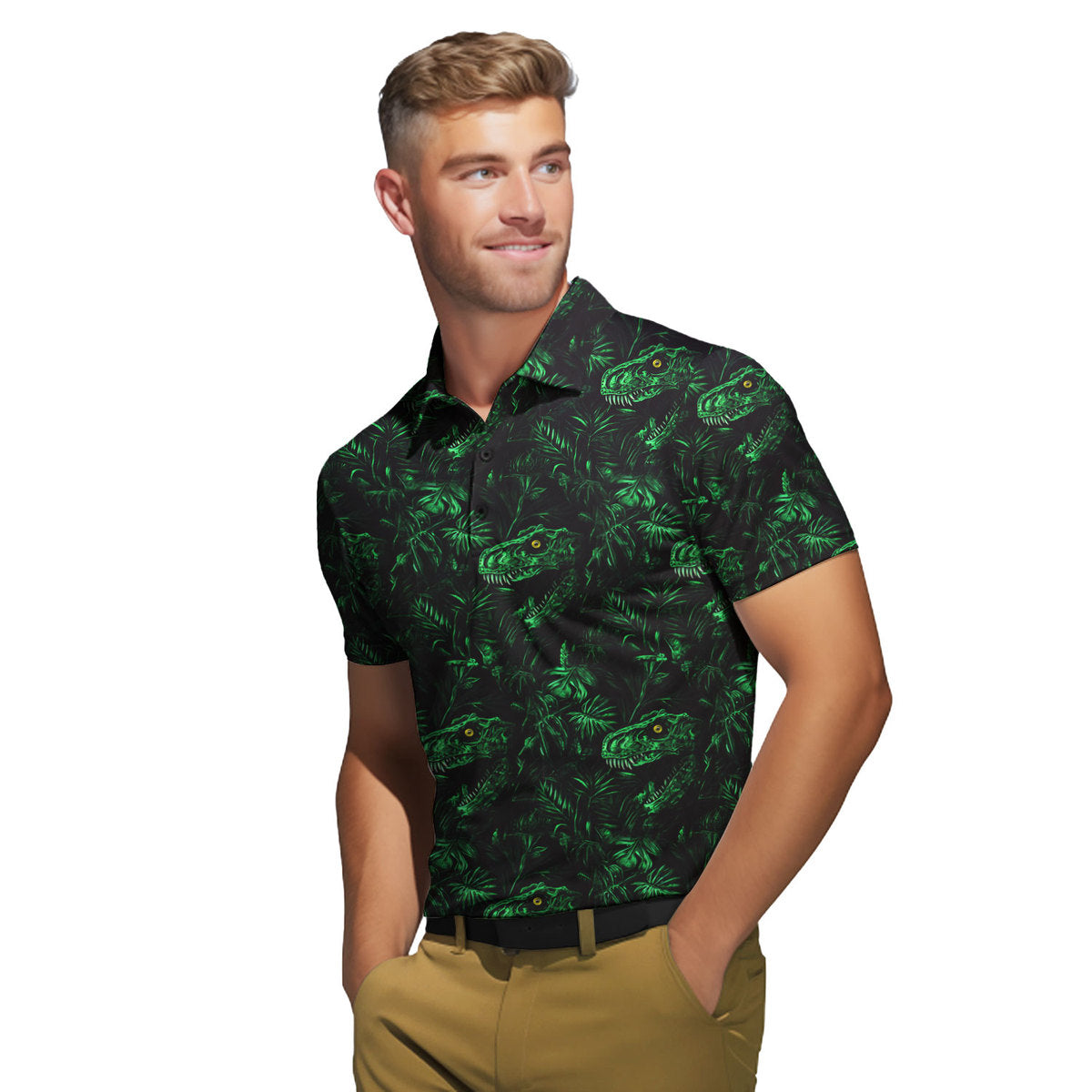Hidden Dinosaur - Golf Polo Shirt