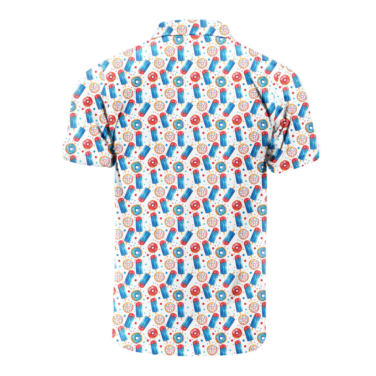 Patriotic Rocket Ice-Pop - Golf Polo Shirt