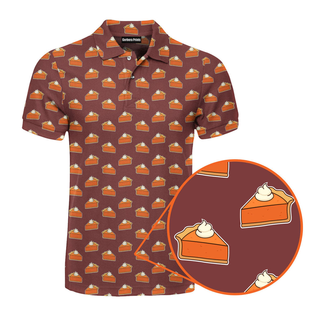 Thanksgiving Pumpkin Pie - Golf Polo Shirt