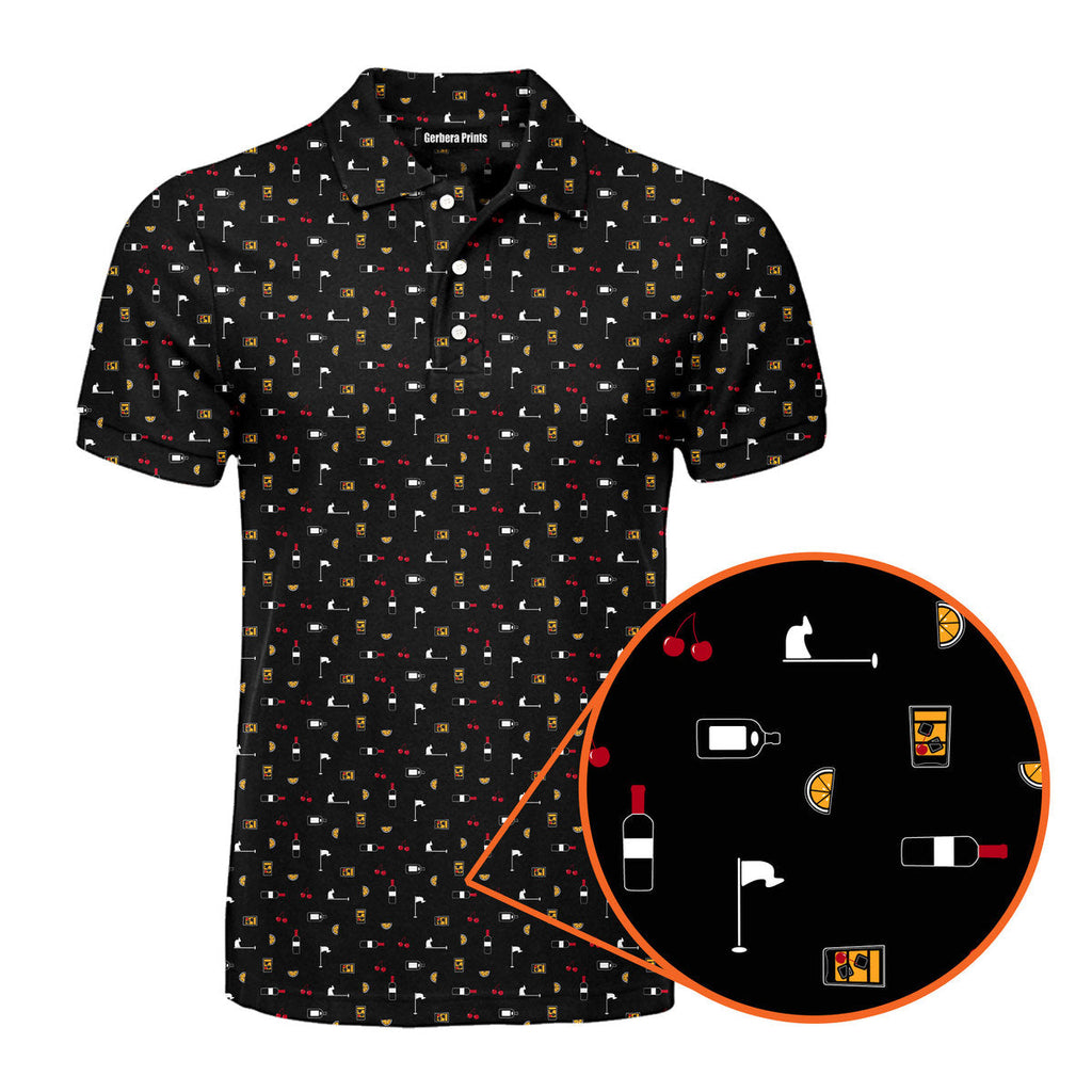 Beer Flag - Golf Polo Shirt