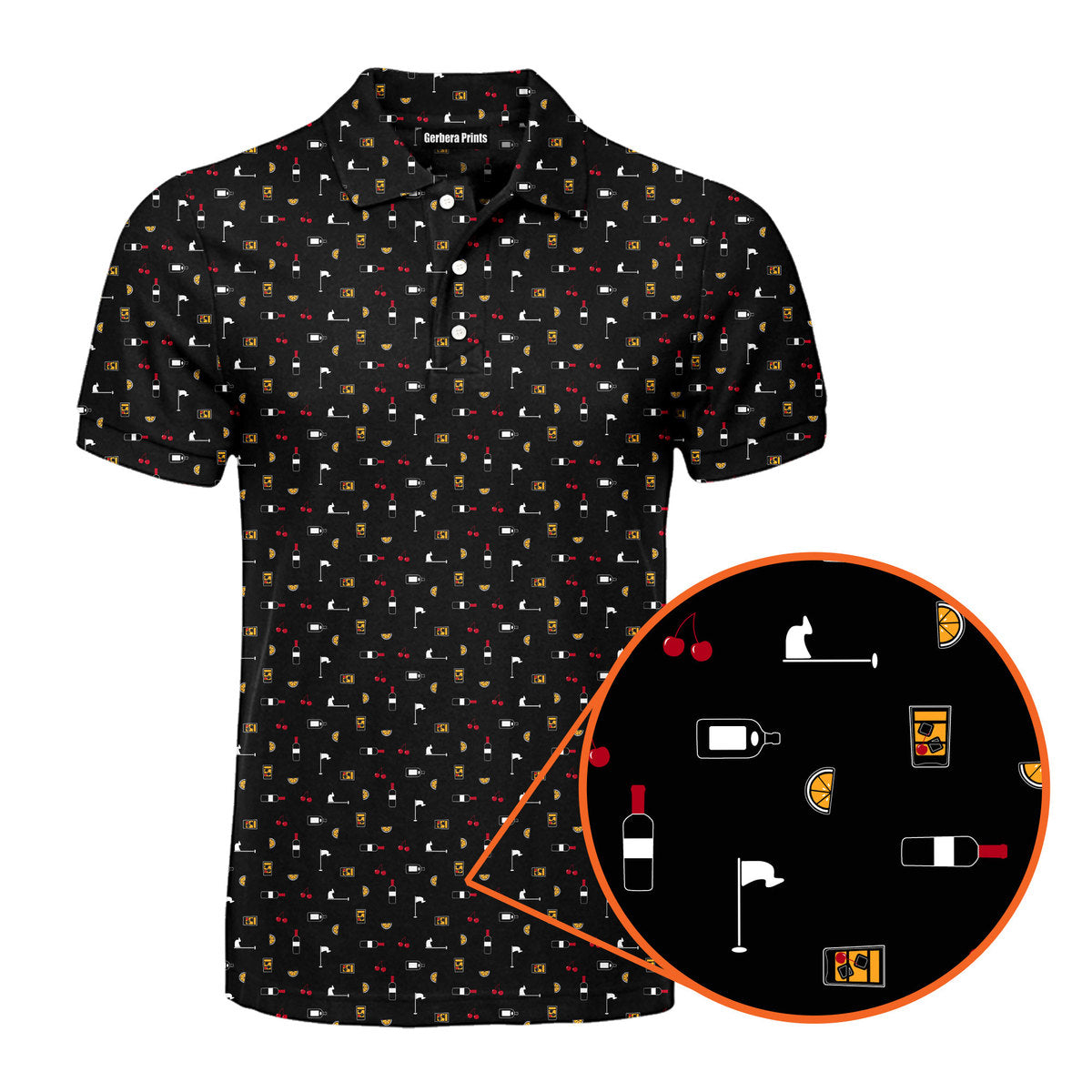 Beer Flag - Golf Polo Shirt