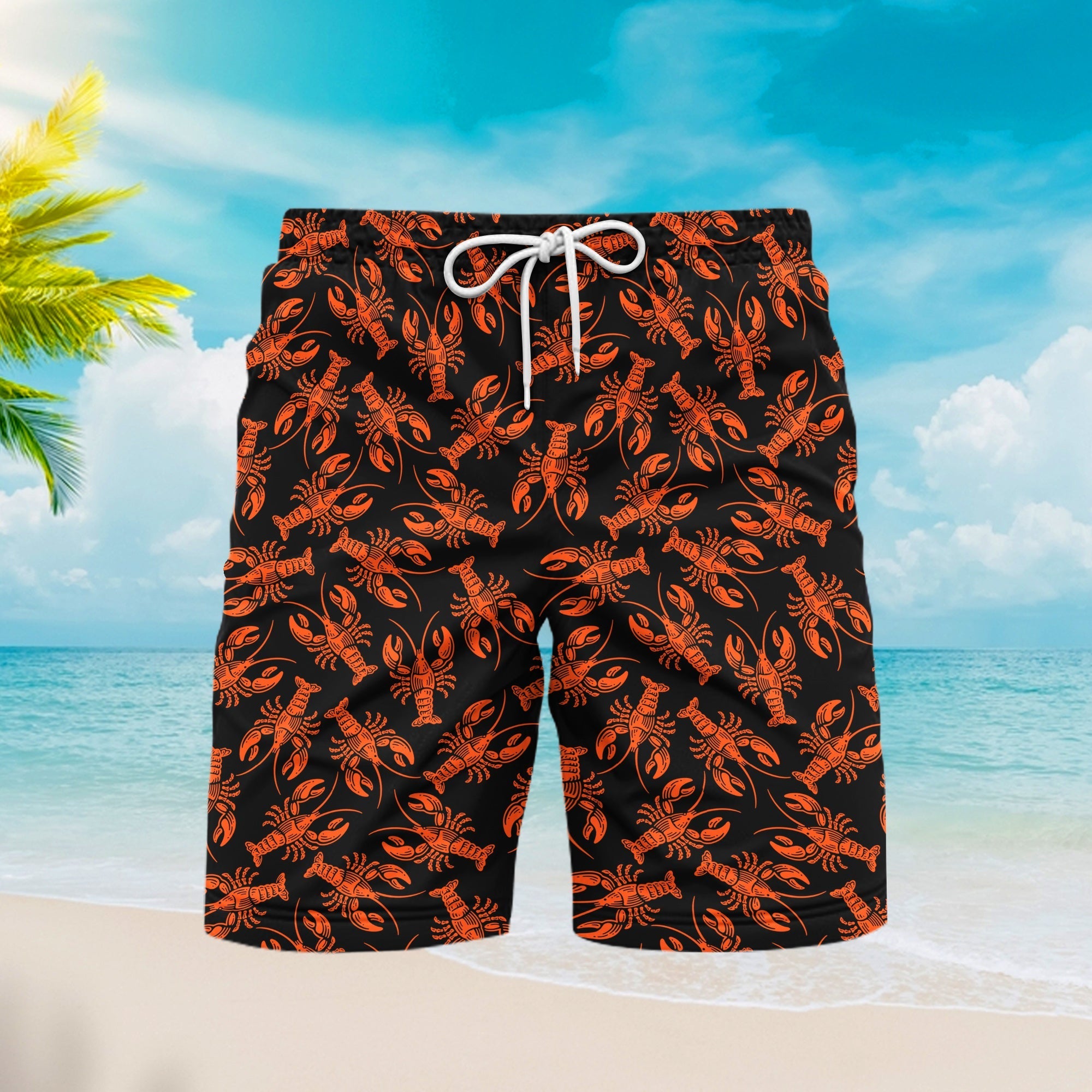 Amazing Lobster Beach Shorts For Men