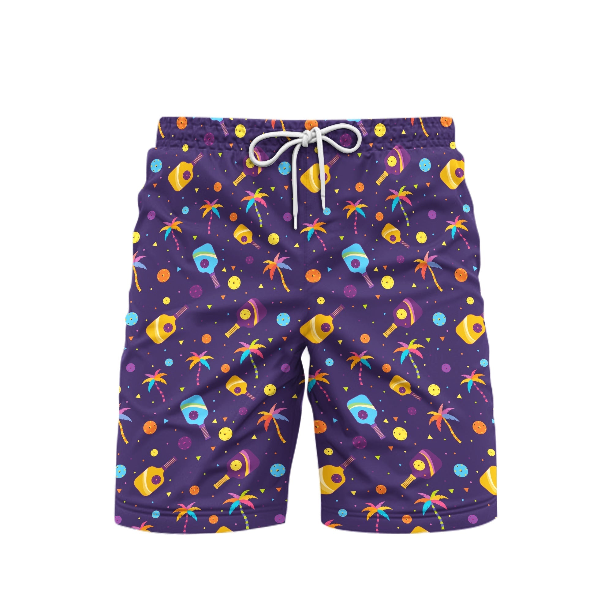 Pickleball Play Smarter Not Harder Beach Shorts For Men